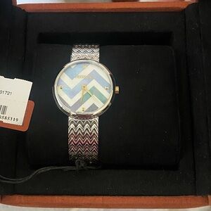 Missoni Chevron Pattern Watch